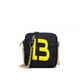 thumbnail image 5 of Elegante bolso bandolera acolchado: negro con letras en amarillo brillante, 5 of 5