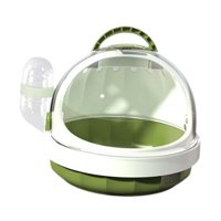 Ioensy - Jaula De Transporte Para Hámster, Práctica, Grande, Para Vacaciones De Erizos, Animales Pequeños, Verde