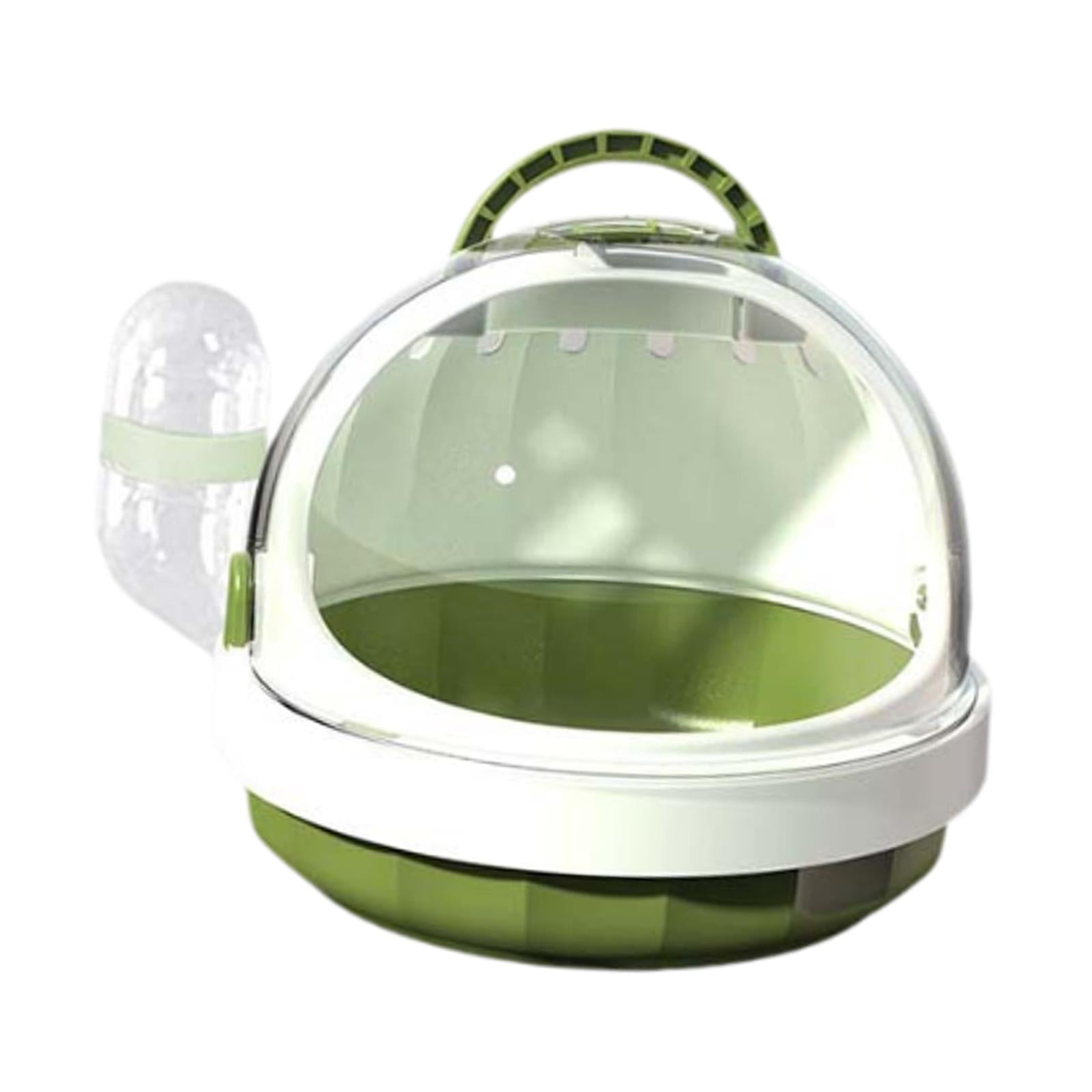 Ioensy - Jaula De Transporte Para Hámster, Práctica, Grande, Para Vacaciones De Erizos, Animales Pequeños, Verde