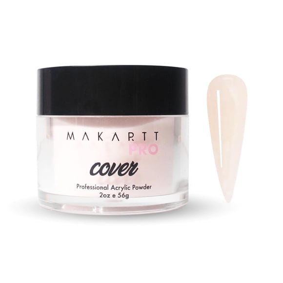Protector de uñas MakartPro en polvo acrílico, 56 g/60 ml, Sweet Pea