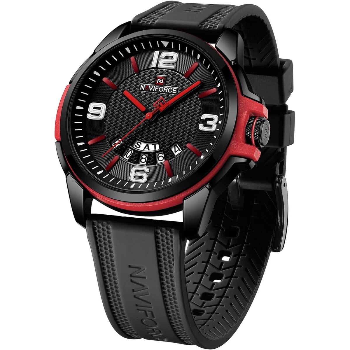 Reloj Naviforce Nf9215tbrb Unisex Analógico Resistente Al Agua