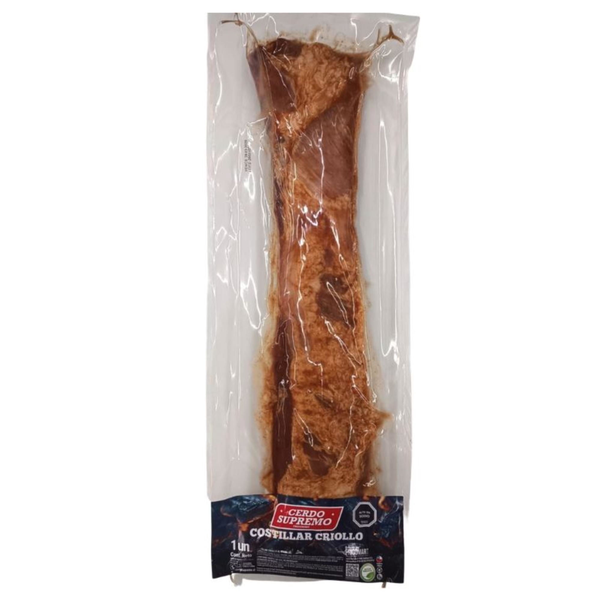 Costillar De Cerdo Criollo 1,4 Kg Cerdo Supremo