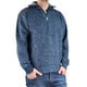 thumbnail image 3 of Sweater Frizado Tejido Hombre Cuello Alto Cierre Colores 2092, 3 of 4