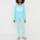 thumbnail image 3 of Pijama Mujer Largo Menta Flores Corona, 3 of 5