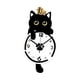 thumbnail image 5 of Reloj De Pared Con Péndulo De Gato Y Números Arábigos Resistentes Para Hoteles, Aulas Y Baños., 5 of 5