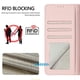 thumbnail image 5 of Funda tipo cartera FOXDOCK para Ulefone Note 19 con soporte, ranuras, RFID, diseño de gato, 5 of 5