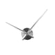 thumbnail image 5 of Reloj Movimiento Reloj Accesorios Eje Largo Para Oficina Cocina Dormitorio Plata, 5 of 5