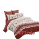 thumbnail image 1 of Cubrecama Quilt Verano 2 Plazas Bicolor Blanco - Rojo con diseños HX073, 1 of 1