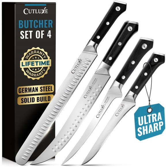 Juego de cuchillos de carnicero Cutluxe para pechuga a la barbacoa, para romper, deshuesar y filetea