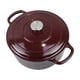 thumbnail image 2 of Olla holandesa Home VSS 23 L Merlot de hierro fundido esmaltado, 2 of 5