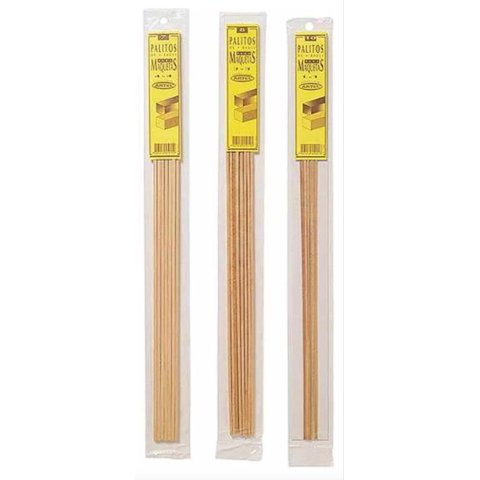 Artel - Palitos De Maqueta De Rauli 4 X 4 Mm 7 Unidades