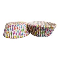 Genérico - 100 Cápsulas Para Hornear Cupcakes 6 Cm