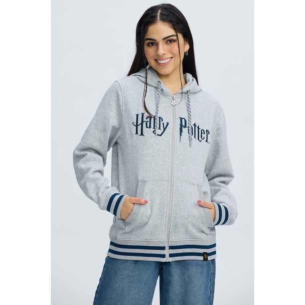 Polerón Mujer Harry Potter Gris Melange