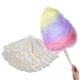 thumbnail image 1 of Conos de algodón de azúcar, paquete de 100 palitos de papel kraft, color blanco, 1 of 7