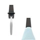 thumbnail image 4 of Juego de 2 ganchos Storage Hooks Better Living Facet, color negro mate, 4 of 6