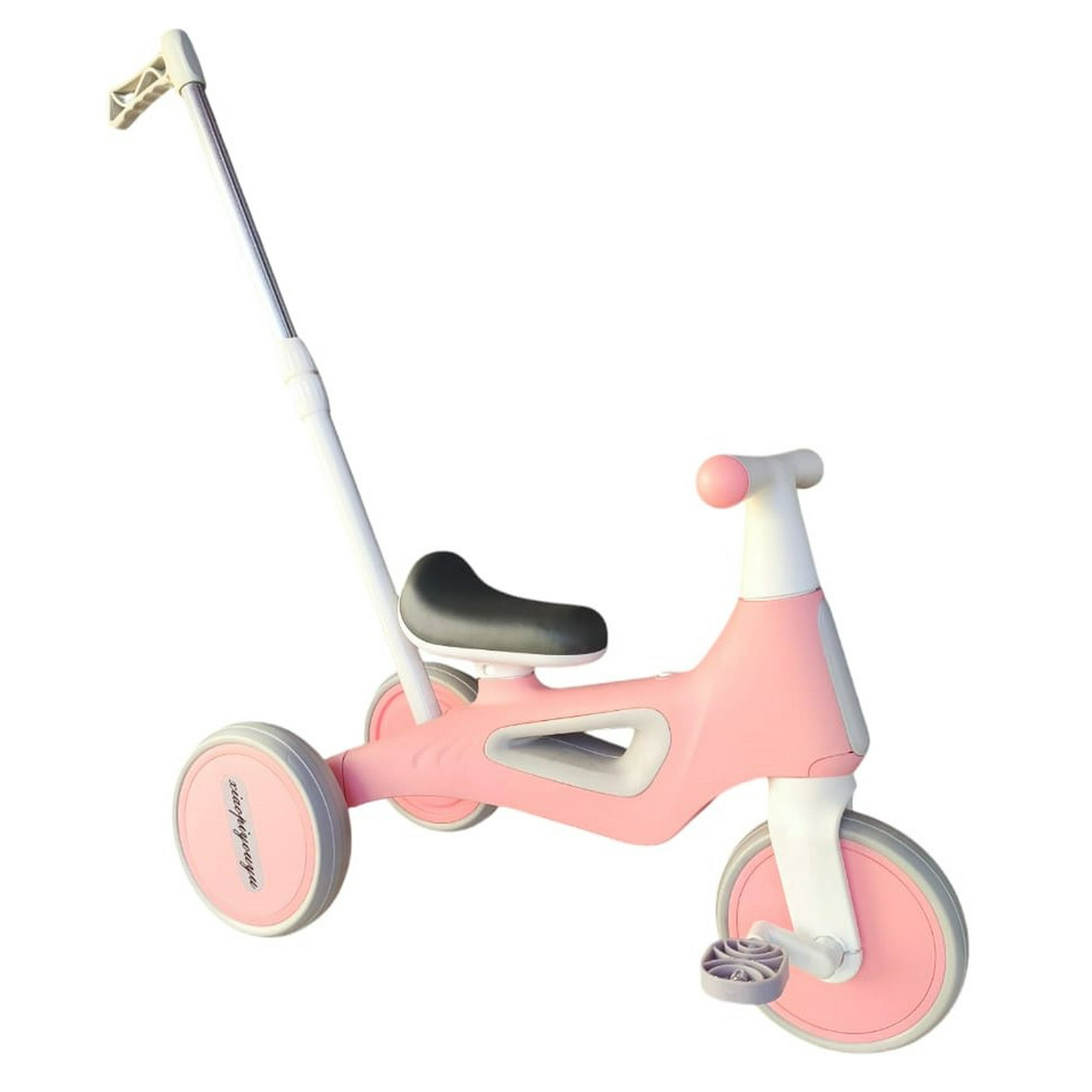 Vipnetwork - Triciclo Infantil Multifuncional 5 En 1 Con Pedales Rosado