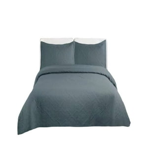 Genérico - Cubrecama Quilt Unicolor Verano Dos Plazas Ligero E5