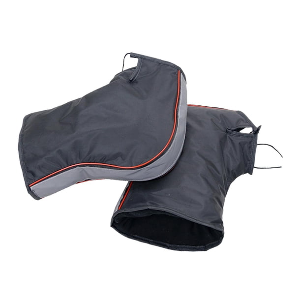Manguitos de manillar de motocicleta a prueba , guantes suaves de protección cálidos Protector de manos, mantiene las manos calientes , 38cmx29cm Reflectante