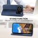 thumbnail image 2 of Funda Flip FOXDOCK para iPhone 17 Pro , Estilo Billetera con Diseño Rombo, Correa de Mano y Soporte, Uso Diario, 2 of 6