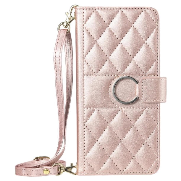 Funda tipo billetera FOXDOCK para Realme 13 Pro Plus – Tapa abatible con correa para mujer