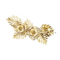 Magideal - Arte De Pared De Metal Moderno, Colgante Decorativo Ahuecado, Artesanía Creativa, Hojas Colgantes, Ilustraciones Para El Hogar, Adorno, Aniversario, , Dorado