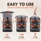 thumbnail image 3 of Mochila HEETA Dry Bags, 40 L, impermeable, para senderismo y exteriores, 3 of 8