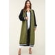 thumbnail image 1 of Chaqueta Maxi Fashnzfab Gamuza Sintética Verde/Oliva, 1 of 5