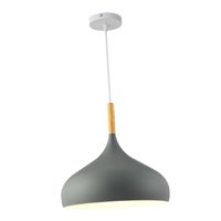 Magideal - Pantalla De Lámpara Colgante, Pantalla De Lámpara Elegante, Cubierta De Luz, Cubierta De Jaula De Bombilla Para Decoración De Pasillo De Baño De Hotel Gris