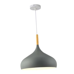 Magideal - Pantalla De Lámpara Colgante, Pantalla De Lámpara Elegante, Cubierta De Luz, Cubierta De Jaula De Bombilla Para Decoración De Pasillo De Baño De Hotel Gris