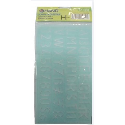 Hand - Letras Mayusculas Y Numeros 30 Mm