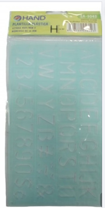 Hand - Letras Mayusculas Y Numeros 30 Mm