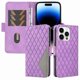 thumbnail image 5 of Funda Cartera para iPhone 14 Pro Max con Tarjetero Soporte y Correa Morado, 5 of 6