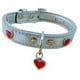 thumbnail image 1 of Collar Para Perros O Gatos Placa Corazón Plata S, 1 of 3