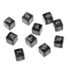 thumbnail image 4 of 10 Piezas De Dados De Seis Lados D6 Jugando D d Rpg Party Games Dados Negro, 4 of 4