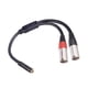 thumbnail image 5 of Adaptador De Cable De Audio Jack Estéreo Convertidor De Cable Auxiliar Y Divisor Para El Hogar, 5 of 5