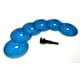 thumbnail image 4 of Juego de cepillos JTS disco radial azul de grano 400 de 3" - 6 piezas, 4 of 4
