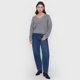 thumbnail image 4 of Sweater Mujer Gris Cuello V Corona, 4 of 5