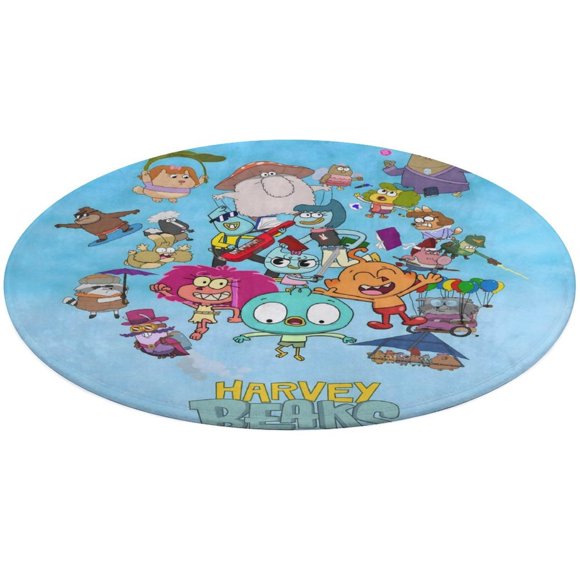 Alfombra Redonda Desmarcar Harvey Beaks 60cm
