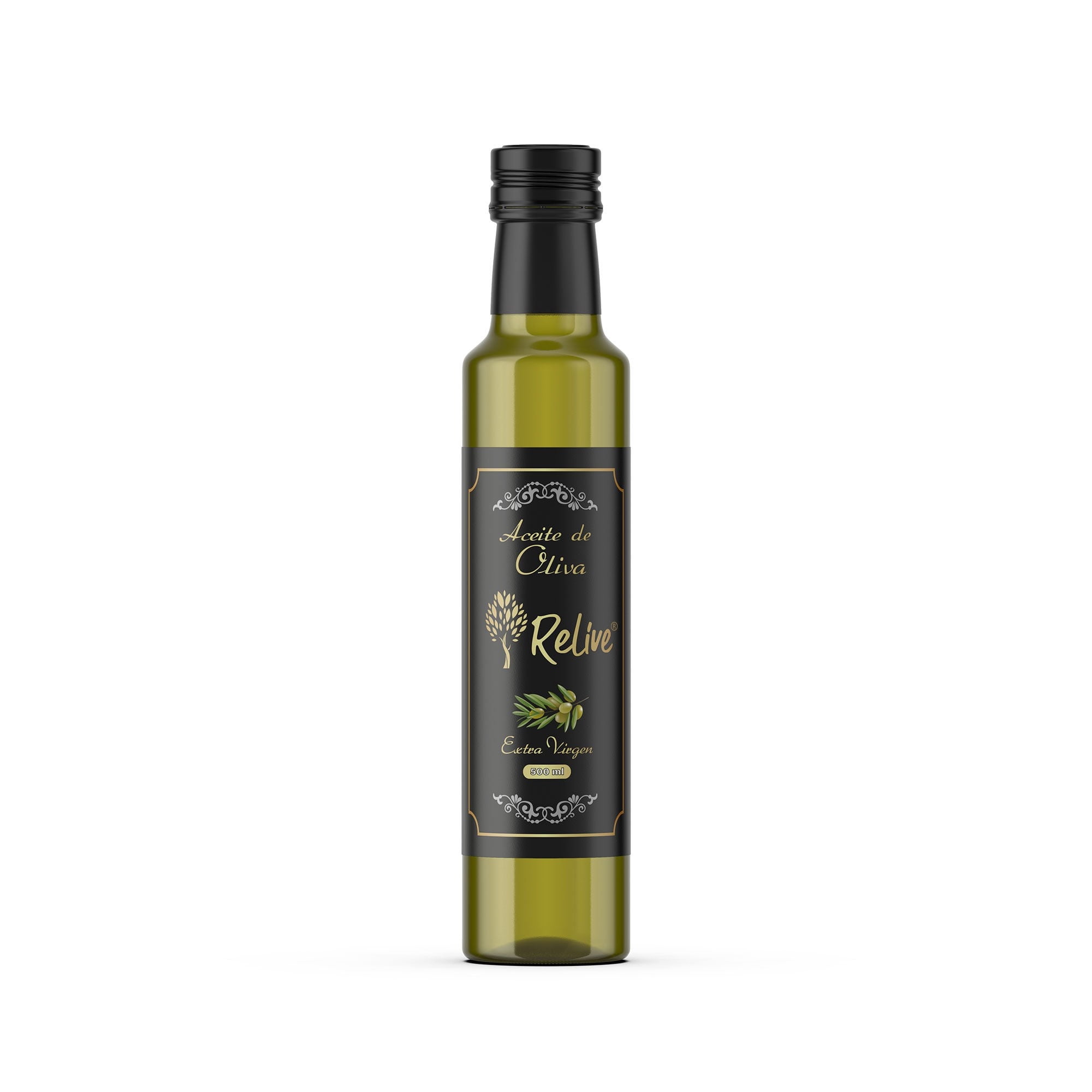 Aceite Oliva Extra Virgen Botella 500 ml Relive