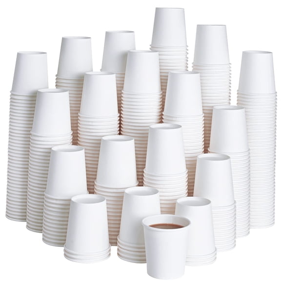 Vasos de café de papel desechables LITOPAK 120 ml, paquete de 500