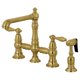 thumbnail image 1 of Grifo de Cocina Kingston Brass KS7277ALBS con Rociador Lateral en Latón Cepillado, 1 of 6