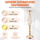 thumbnail image 2 of Centro de mesa para bodas VEVOR Metal Gold con cristal de 55 cm (2 unidades), 2 of 3