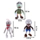 thumbnail image 4 of Peluches JHESAO 13‑30 cm Plants vs Zombies – Set de 10 piezas, 4 of 7