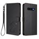 thumbnail image 1 of Funda de Gato tipo Libro para Samsung Galaxy S10 Plus, Negro, 1 of 6