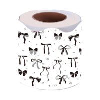 Bothyi - Bordes Adhesivos Elegantes Para Tableros De Anuncios Escolares, Pizarra Blanca, Fiesta, Lazo Negro