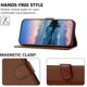 thumbnail image 2 of Funda Cartera para Samsung Galaxy A56 5G Tarjetero Soporte Magnético y Correa Marrón, 2 of 5