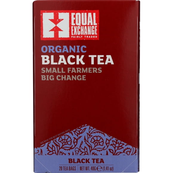 Té negro orgánico Equal Exchange 20 bolsitas 40 g