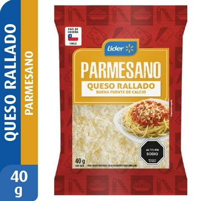 Queso Parmesano Rallado 40 G Lider