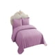 thumbnail image 2 of Cubrecama Quilt De Verano King Con Pompon Color Morado, 2 of 4