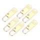 thumbnail image 2 of Etiquetas De Cremallera Desmontables De Metal De 6 Piezas, Lengüetas De Reparación Para Ropa Golden L, 2 of 5